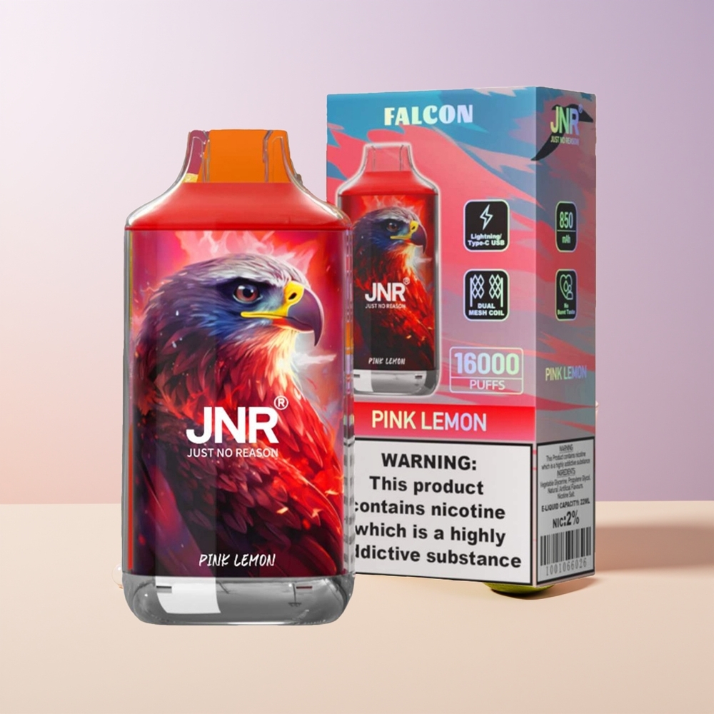 JNR Falcon 16000 Puffs Limón Rosa 850 mAh Chile Por Mayor
