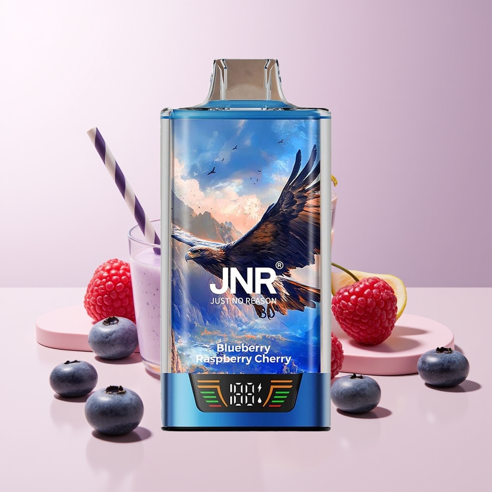 JNR Falcon Pro 28000 Puffs Arándano Frambuesa Cereza Smart Display Chile Por Mayor