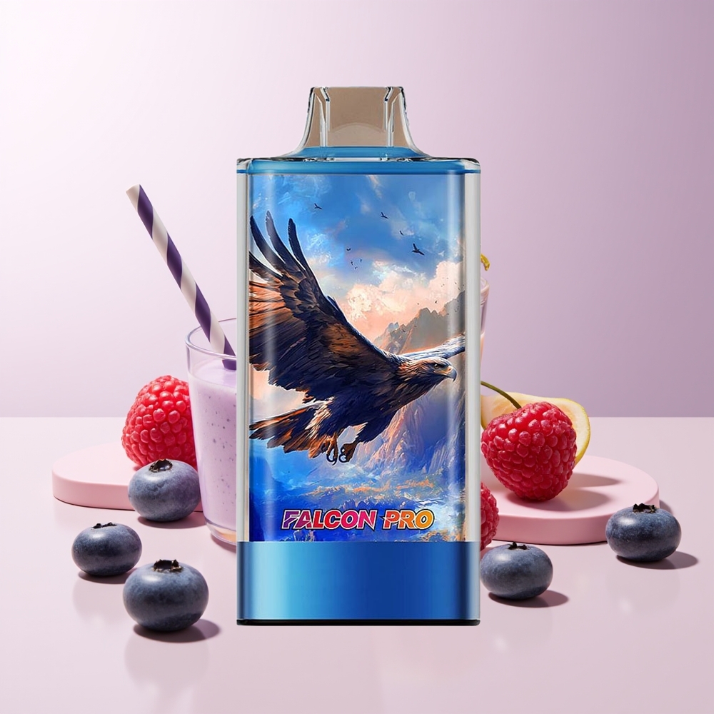 JNR Falcon Pro 28000 Puffs Arándano Frambuesa Cereza Smart Display Chile Por Mayor