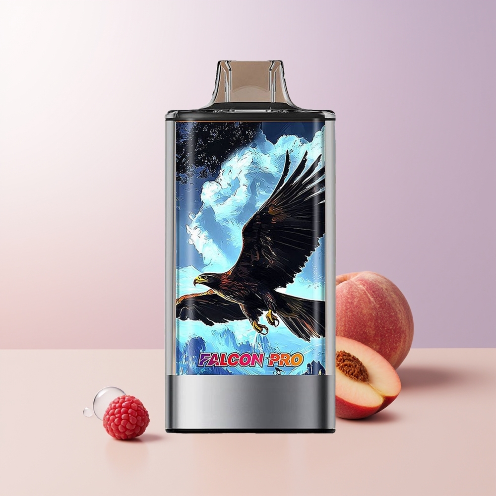JNR Falcon Pro 28000 Puffs Durazno Blanco Frambuesa Dual Mesh Chile Por Mayor