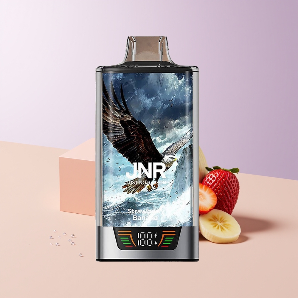 JNR Falcon Pro 28000 Puffs Fresa Banana Smart Display Chile Por Mayor