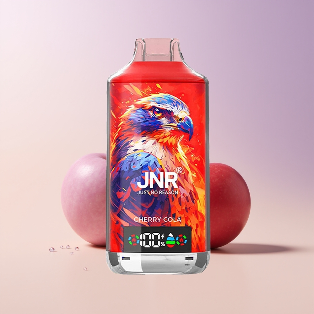 JNR Falcon X 18000 Puffs Cereza Pantalla Digital Chile Por Mayor