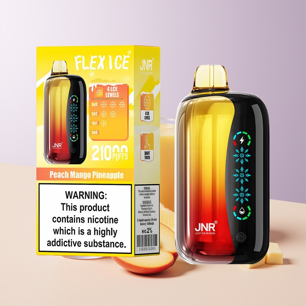 JNR Flex Ice 21000 Chifladas Melocotón Mango Piña Aire Personalizable Chile Por Mayor