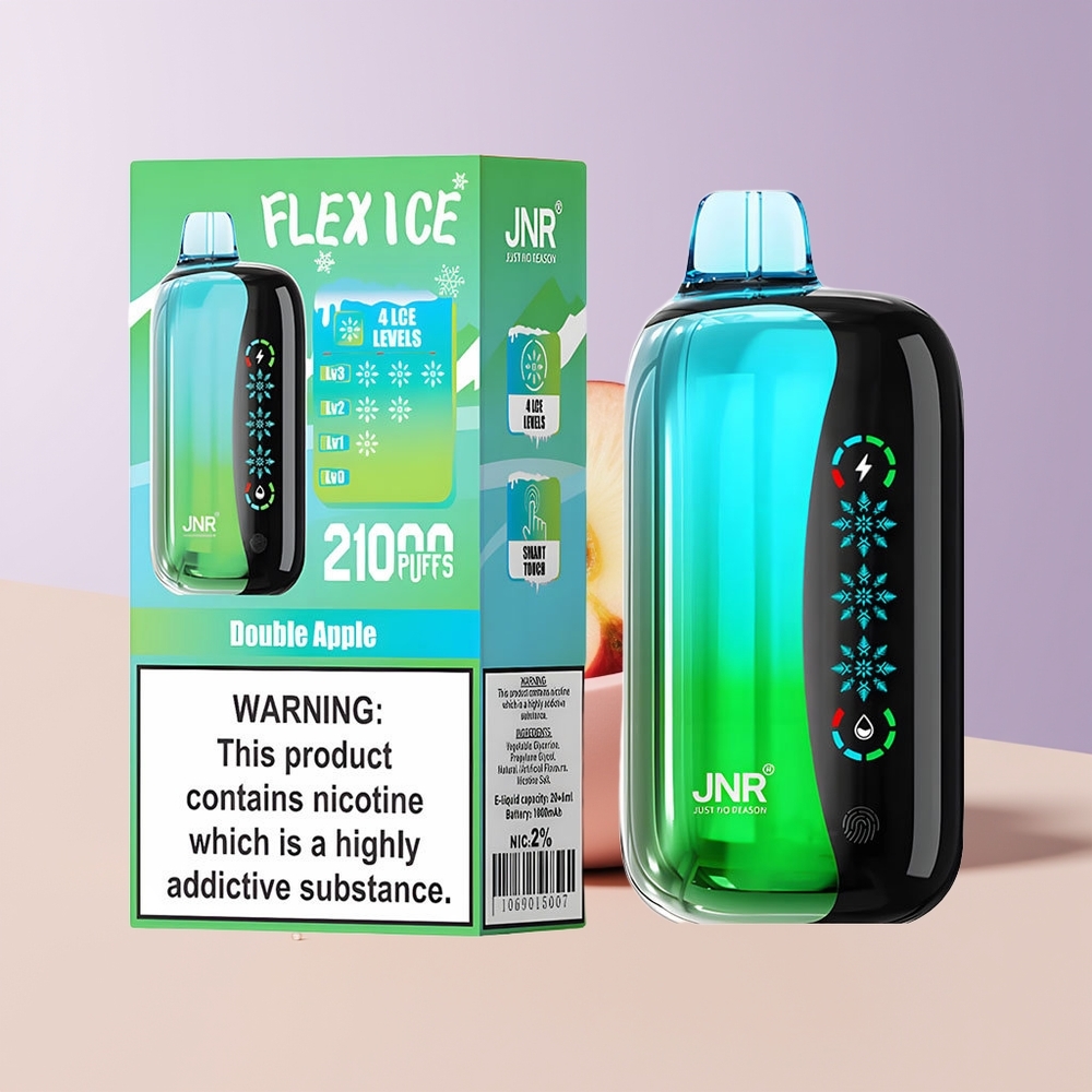 JNR Flex Ice 21000 Puffs Doble Manzana Aire Ajustable Chile Por Mayor