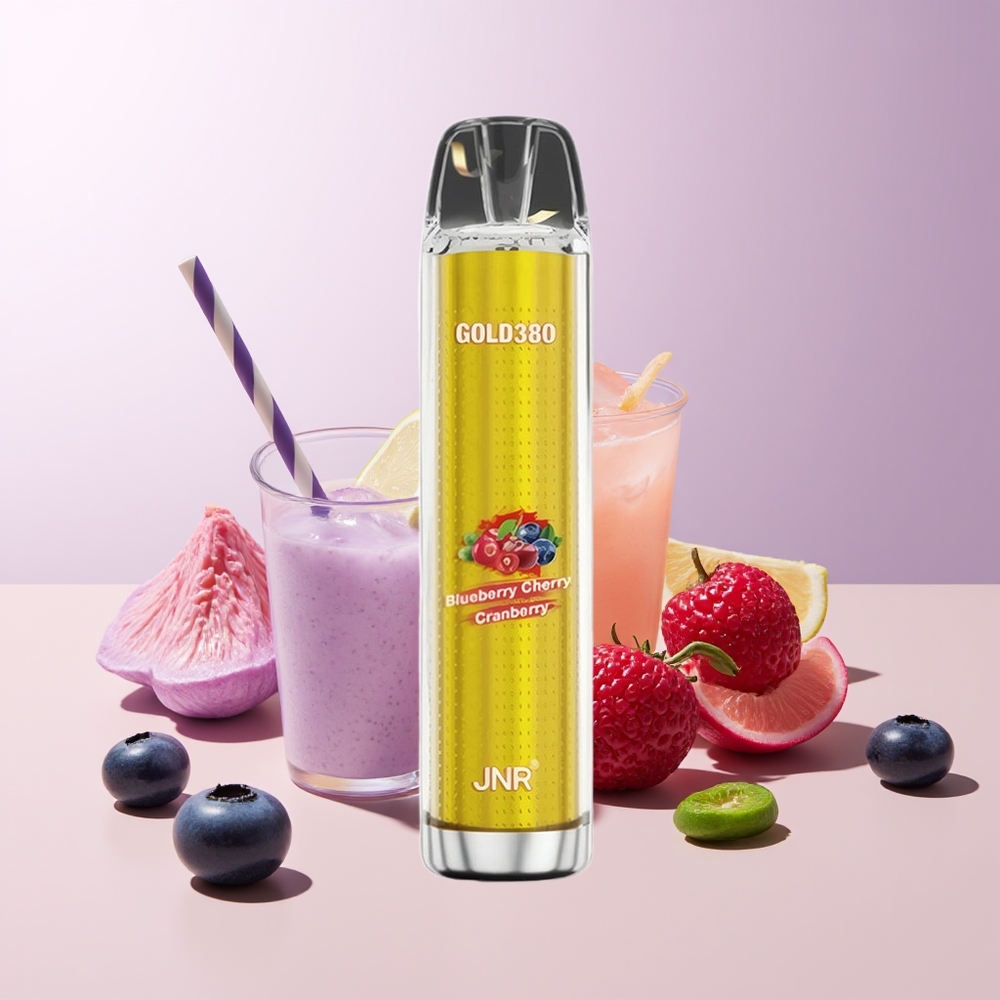 JNR Glod380 6000 Puffs Arándano Cereza Blueberry 1.0ohm Chile Por Mayor