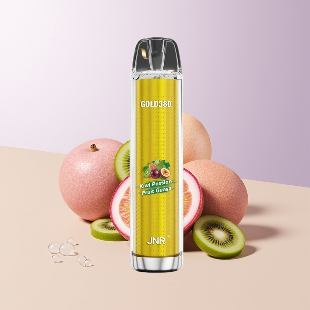 JNR Glod380 6000 Puffs Vape Desechable Kiwi Maracuyá Guayaba 5% Chile Por Mayor