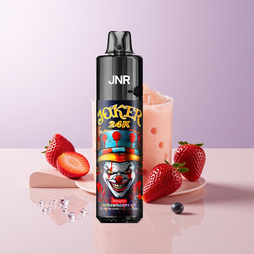 JNR Joker 24000 Puffs Fresa Hielo 2% Nicotina Chile Por Mayor