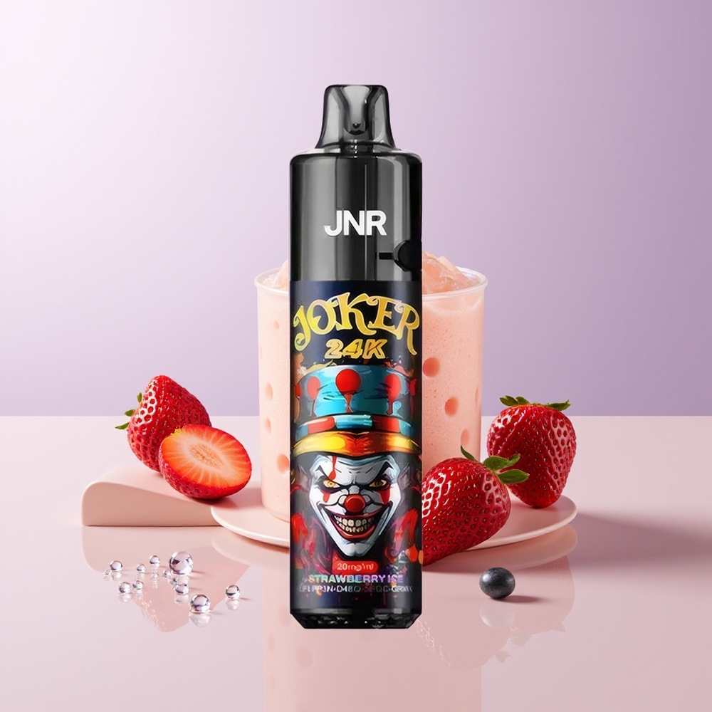 JNR Joker 24000 Puffs Fresa Hielo 2% Nicotina Chile Por Mayor