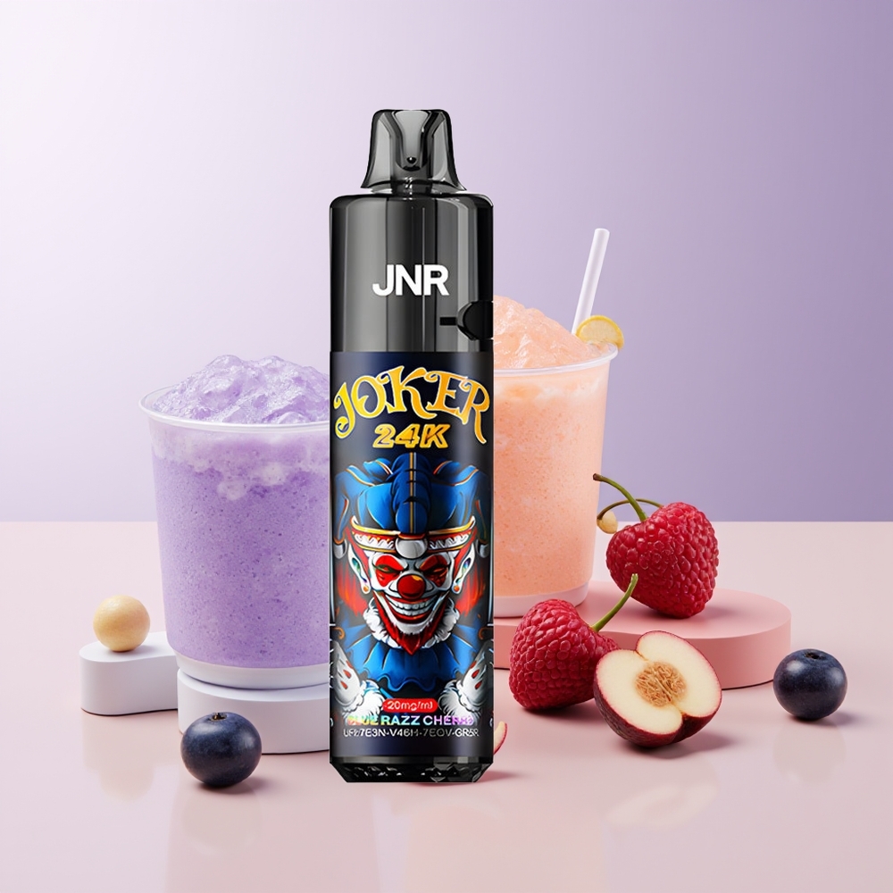 JNR Joker 24000 Puffs Vape Blue Razz Cereza 2% Nicotina Chile Por Mayor