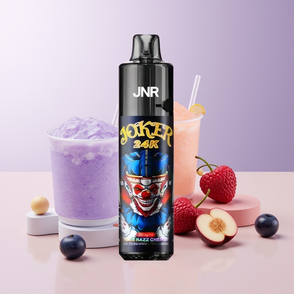 JNR Joker 24000 Puffs Vape Blue Razz Cereza 2% Nicotina Chile Por Mayor