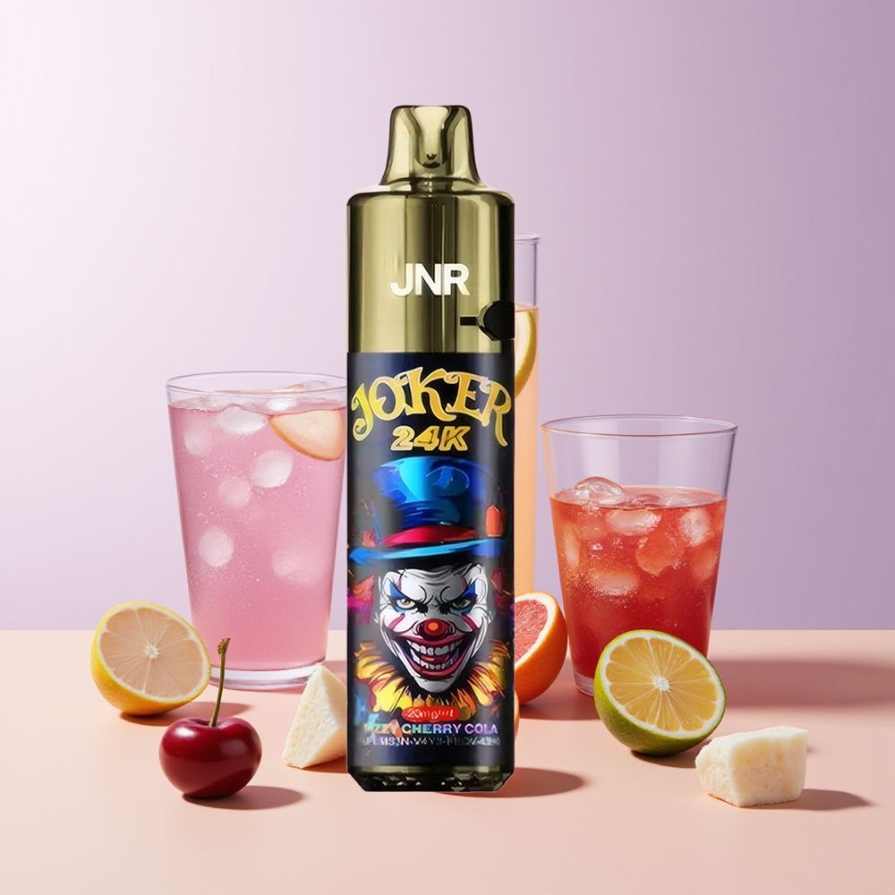 JNR Joker 24000 Puffs Vape Cereza Cola Fizzy 2% Nicotina Chile Por Mayor