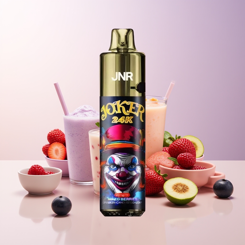 JNR Joker 24000 Puffs Vape Frutos del Bosque 2% Nicotina Chile Por Mayor