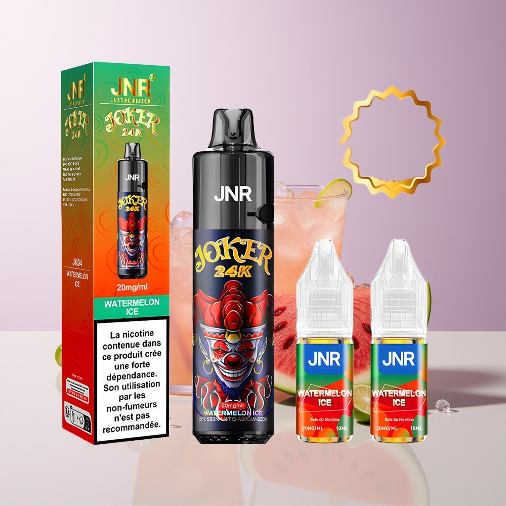 JNR Joker 24000 Puffs Vape Sandía Helada 2% Nicotina Chile Por Mayor