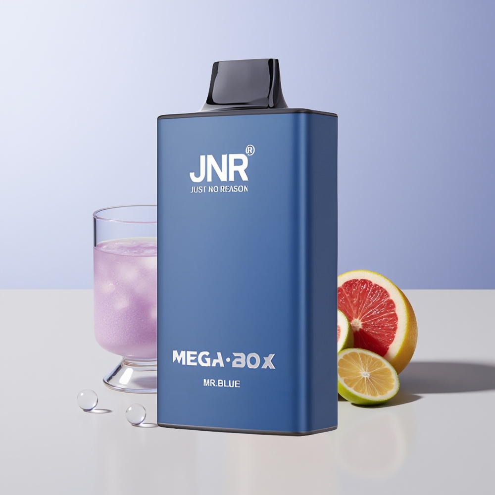 JNR Mega Box 25000 Bocanadas Vape Desechable Azul Señor Chile Por Mayor