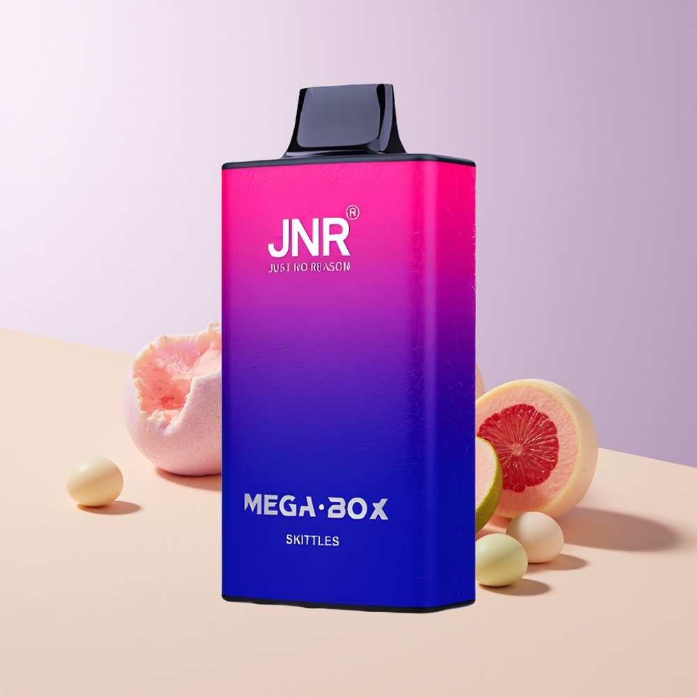 JNR Mega Box 25000 Bocanadas Vape Skittles Carga Rápida Tipo-C Chile Por Mayor