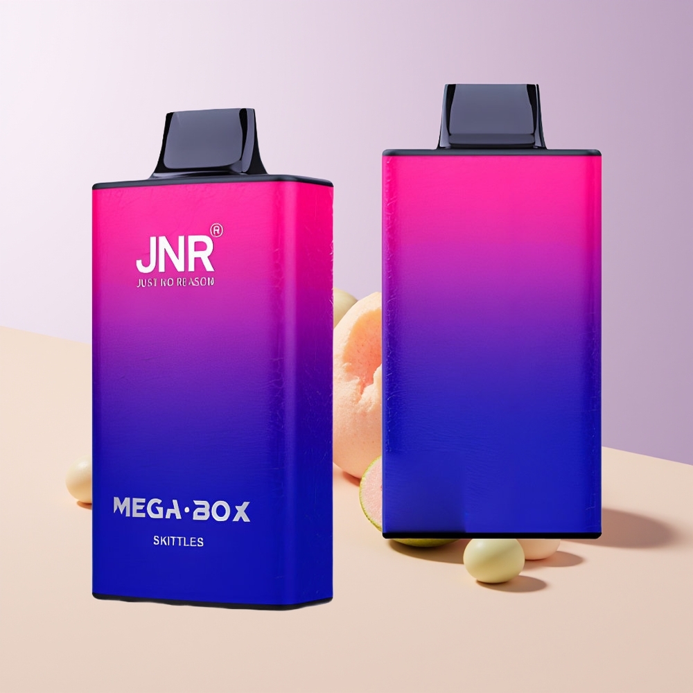 JNR Mega Box 25000 Bocanadas Vape Skittles Carga Rápida Tipo-C Chile Por Mayor