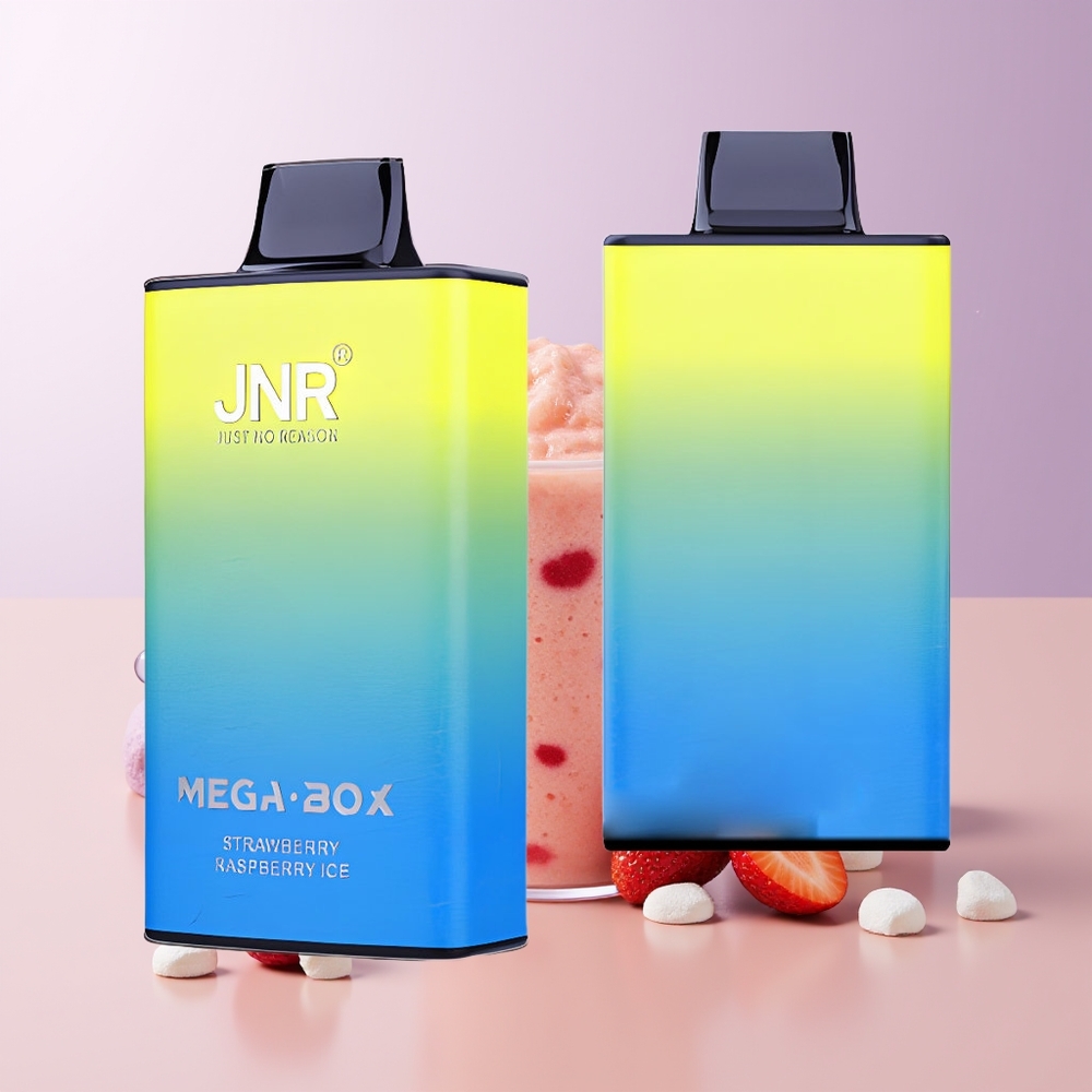 JNR Mega Box 25000 Bocas Fresa Frambuesa Hielo Tipo-C Chile Por Mayor