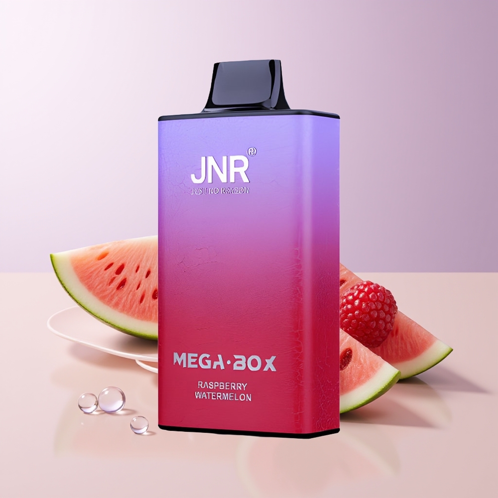 JNR Mega Box 25000 Puffs Frambuesa Sandía Dual Mesh Coil Chile Por Mayor