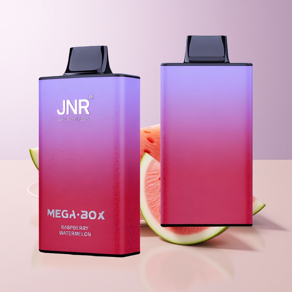 JNR Mega Box 25000 Puffs Frambuesa Sandía Dual Mesh Coil Chile Por Mayor