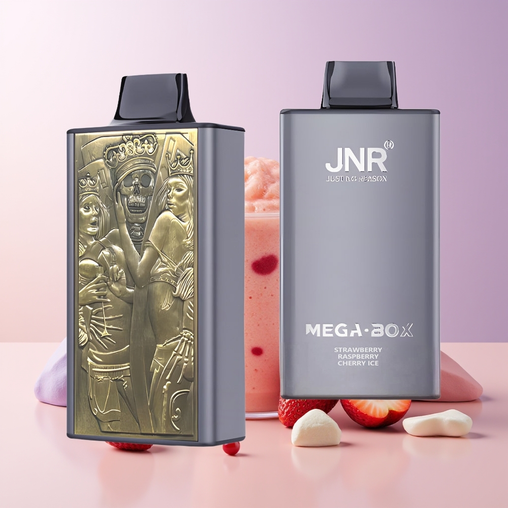 JNR Mega Box 25000 Puffs Fresa Frambuesa Cereza Hielo 30ml Chile Por Mayor