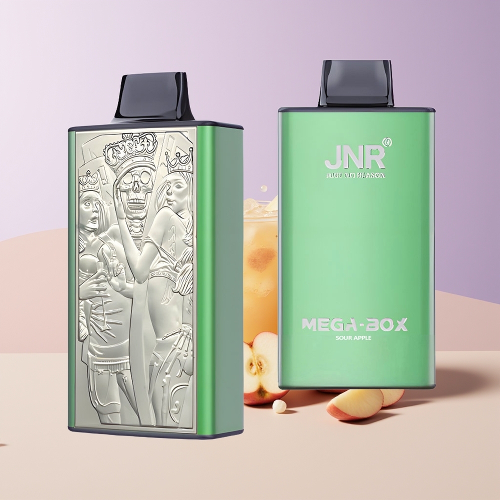 JNR Mega Box 25000 Puffs Manzana Ácida Tipo-C Rápido Chile Por Mayor