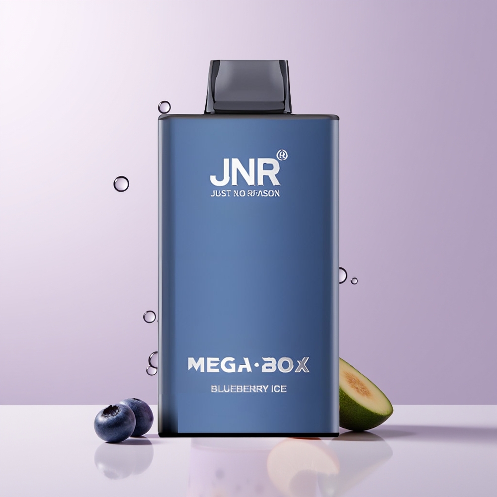 JNR Mega Box 25000 Puffs Vape Arándano Helado 30ml Chile Por Mayor