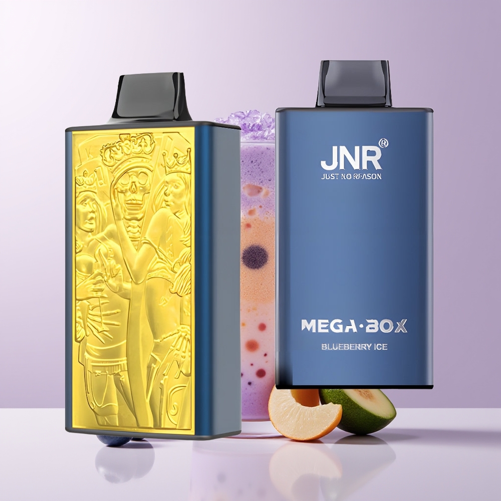 JNR Mega Box 25000 Puffs Vape Arándano Helado 30ml Chile Por Mayor