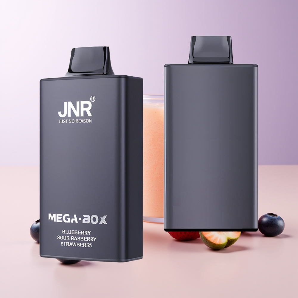 JNR Mega Box 25000 Puffs Vape Desechable Arándano Agrio Frambuesa Fresa Carga Rápida Type-C Chile Por Mayor