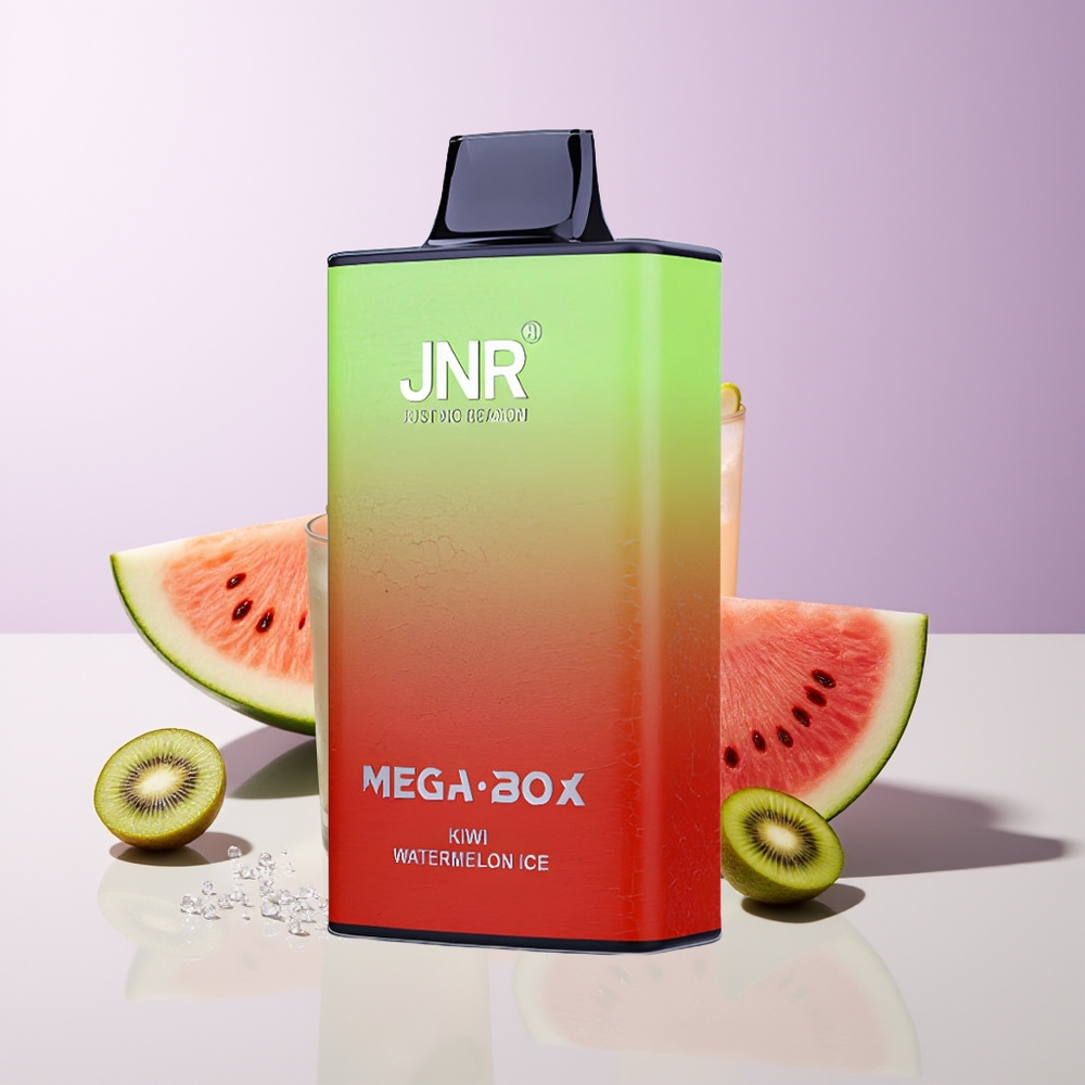 JNR Mega Box 25000 Puffs Vape Disposable Kiwi Sandía Hielo 30ml Chile Por Mayor