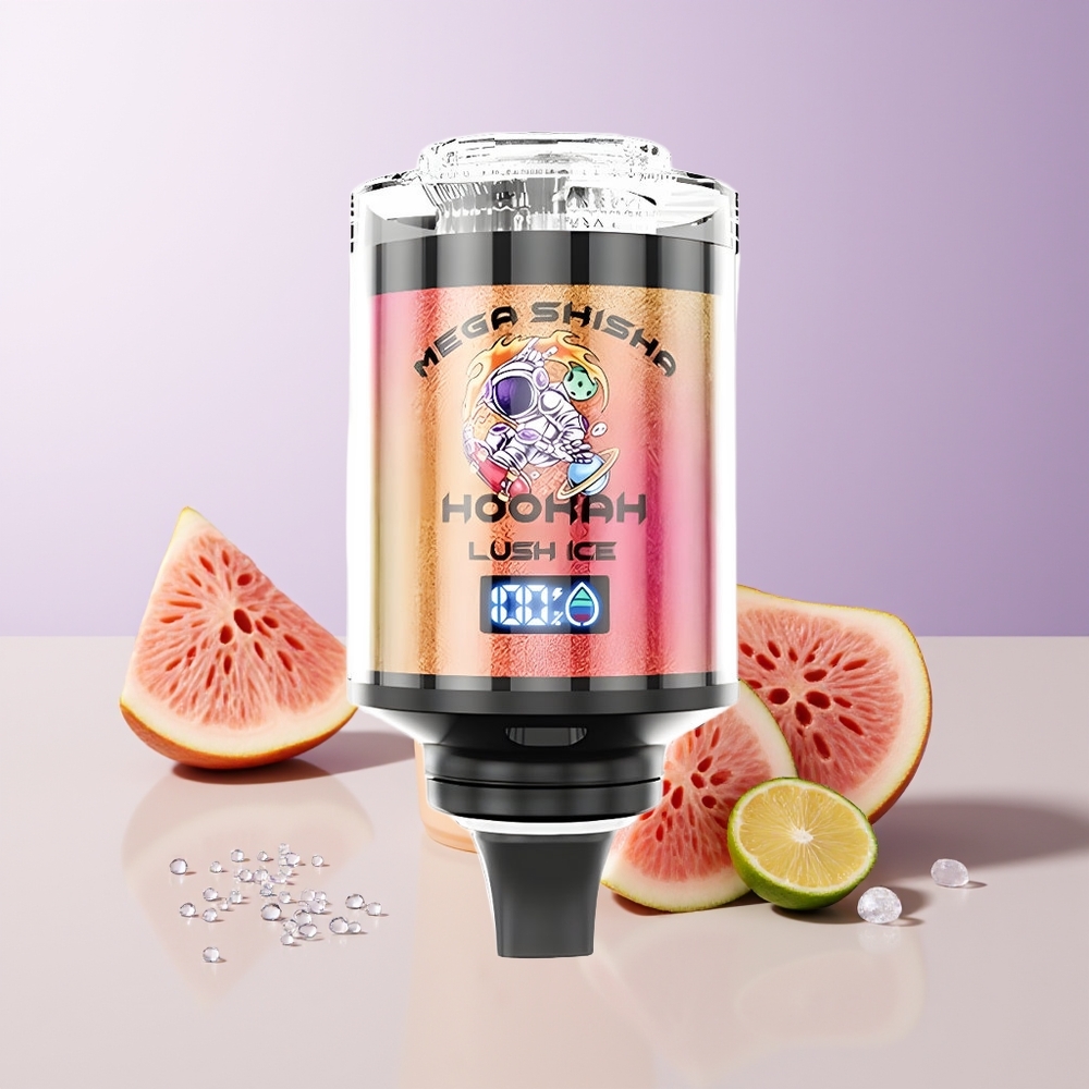 JNR Mega Shisha Hookah 100K Hielo Lujoso Tipo-C Carga Rápida Chile Por Mayor