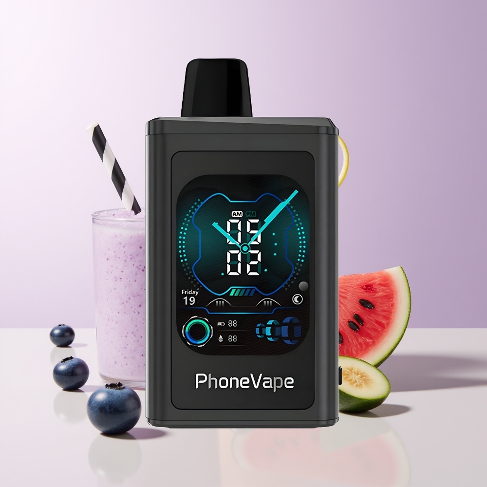 JNR PhoneVape 30000 chupadas Arándano Sandía Batería Recargable Chile Por Mayor