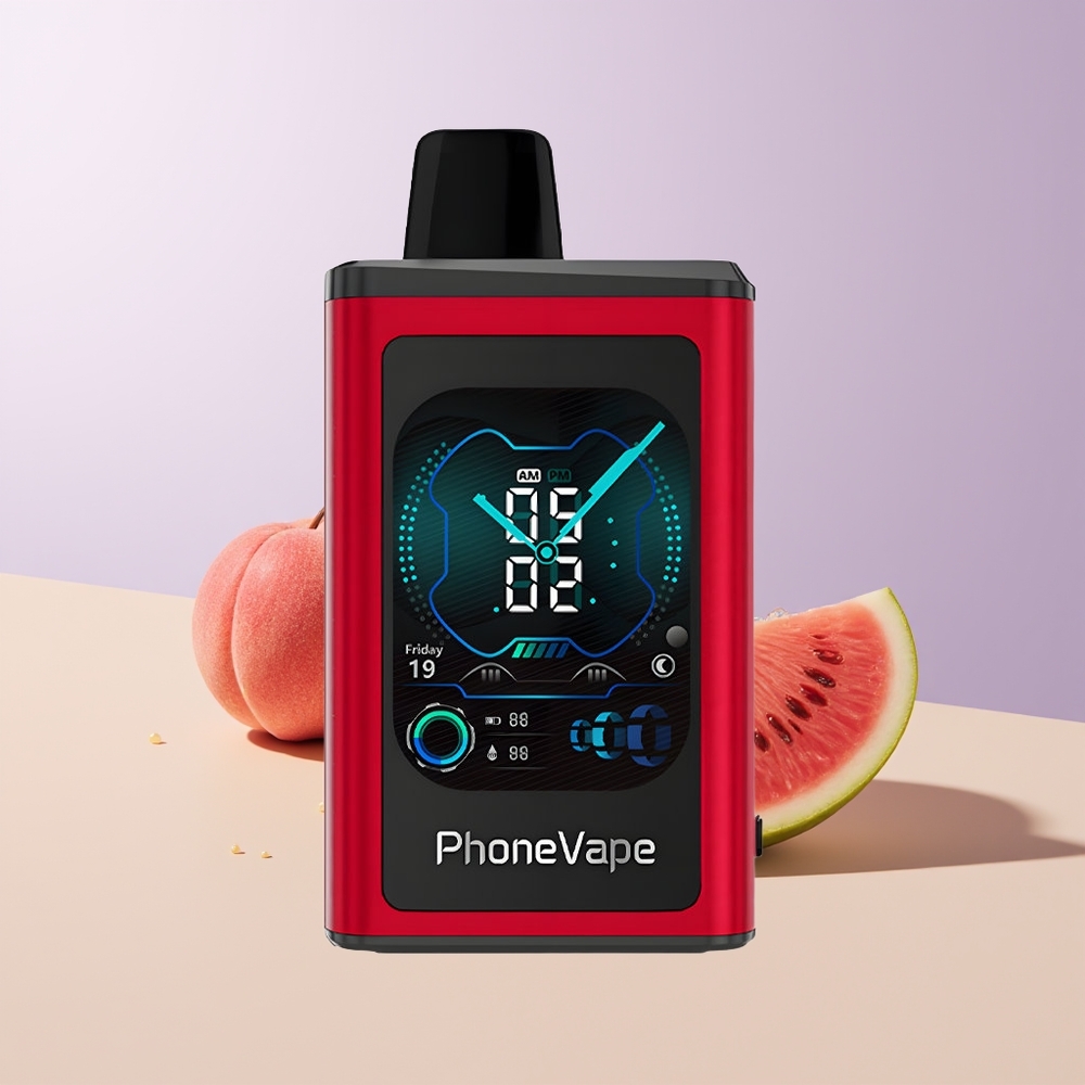 JNR PhoneVape 30000 chupadas Vape Desechable Durazno Mango Sandía Batería Recargable Tipo-C Por Mayor Chile