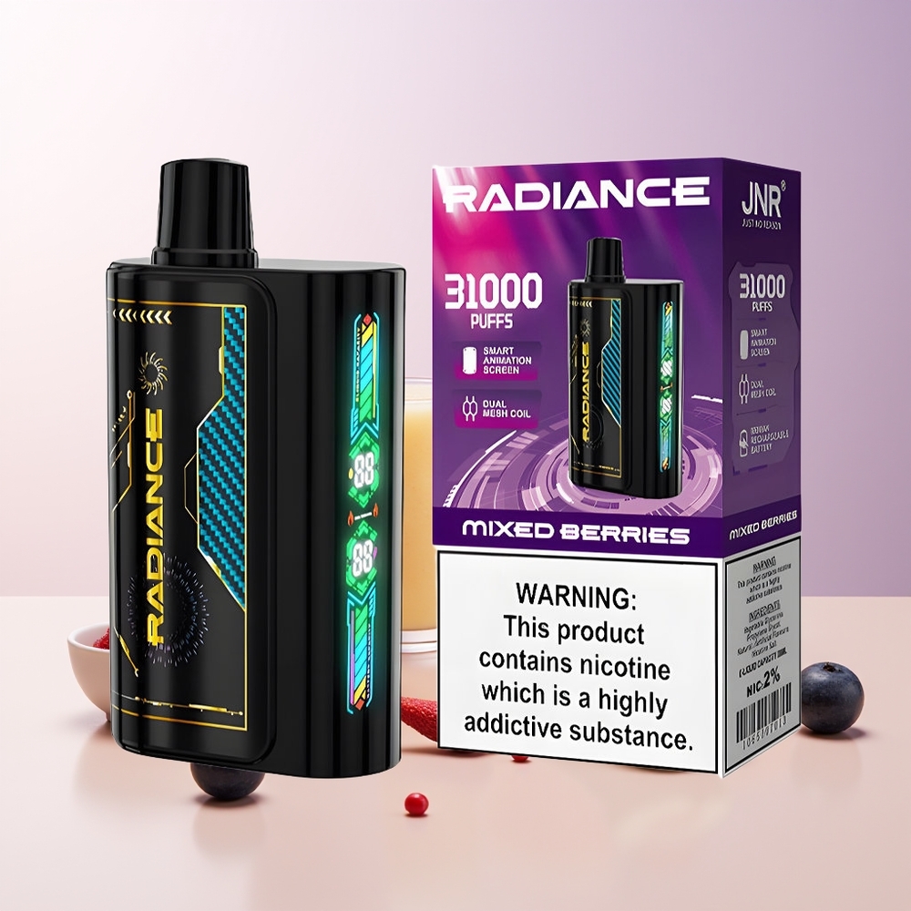 JNR Radiance 31000 Puffs Mezcla de Bayas Dual Mesh Coil Chile Por Mayor