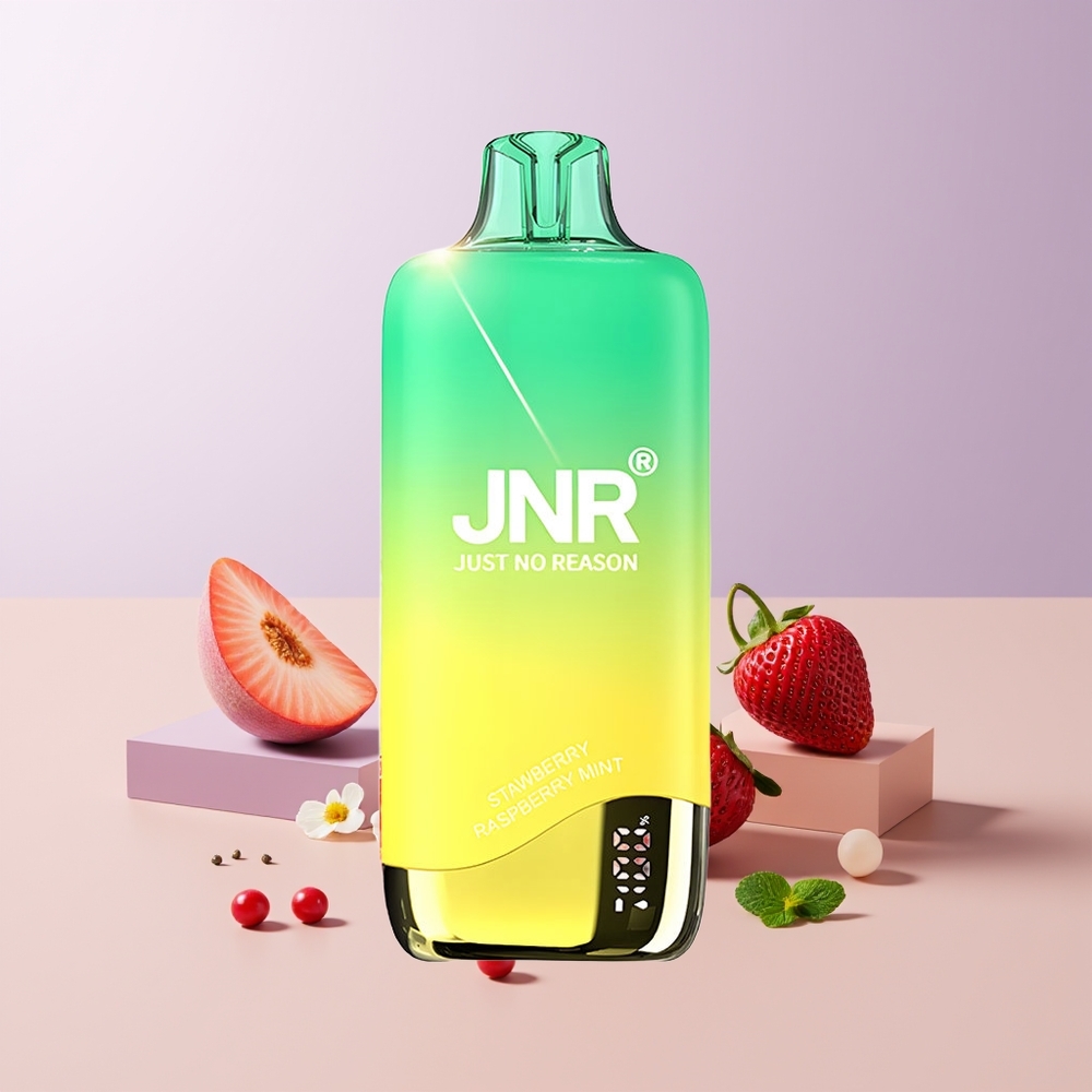 JNR Rainbow 10500 Puffs Fresa Melocotón Menta 0.8ohm Chile Por Mayor