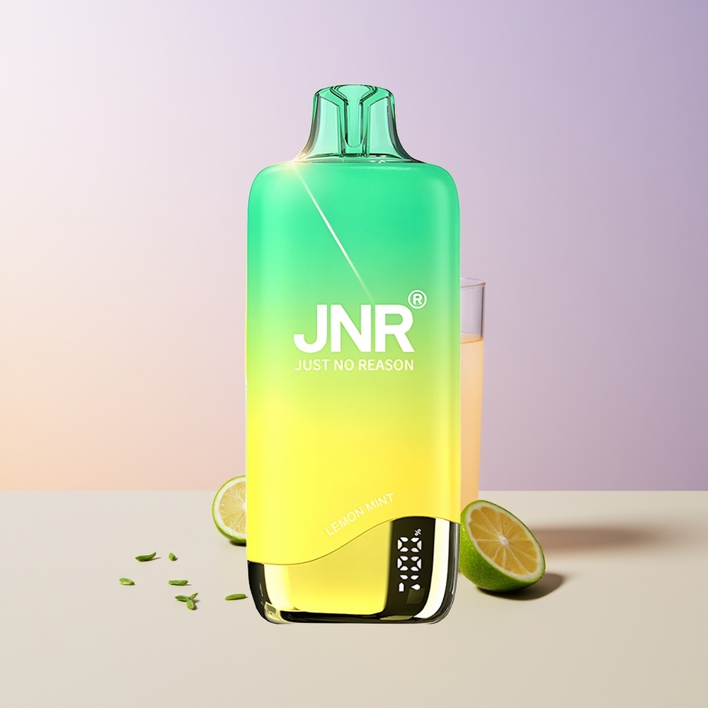 JNR Rainbow 10500 Puffs Vape Disposable Limón Menta 5% Nicotina Chile Por Mayor