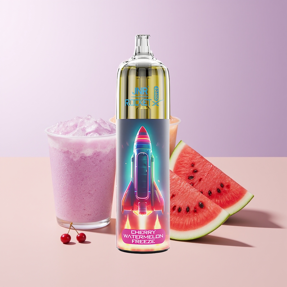 JNR Rocket-X 12400 Puffs Cereza Sandía Helada 25ml Chile Por Mayor