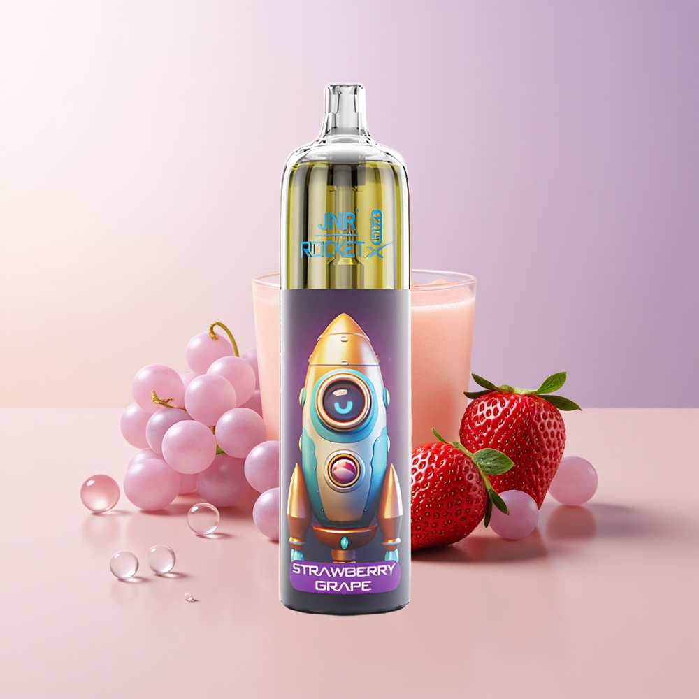 JNR Rocket-X 12400 Puffs Fresa Uva 25ml Chile Por Mayor