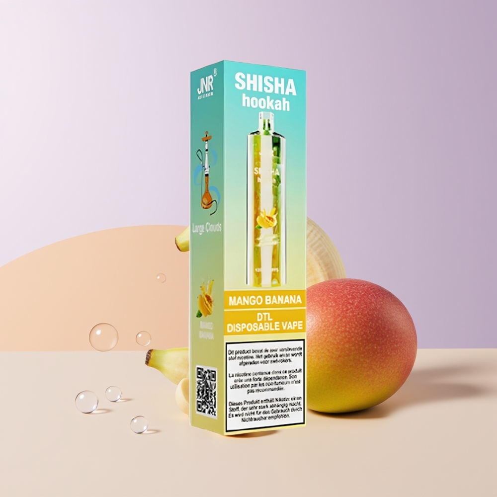 JNR Shisha Hookah 12000 Puffs Mango Plátano 750mAh Chile Por Mayor