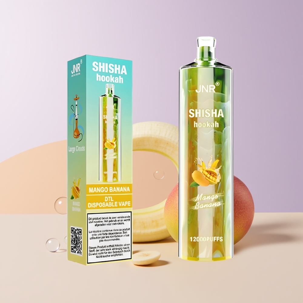JNR Shisha Hookah 12000 Puffs Mango Plátano 750mAh Chile Por Mayor