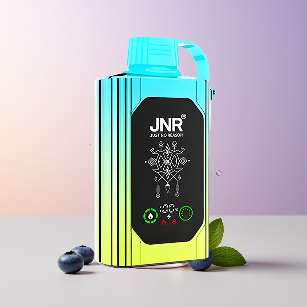 JNR Shisha Hookah Box 20500 Puffs Arándano Menta Dual Mesh Coil Chile Por Mayor