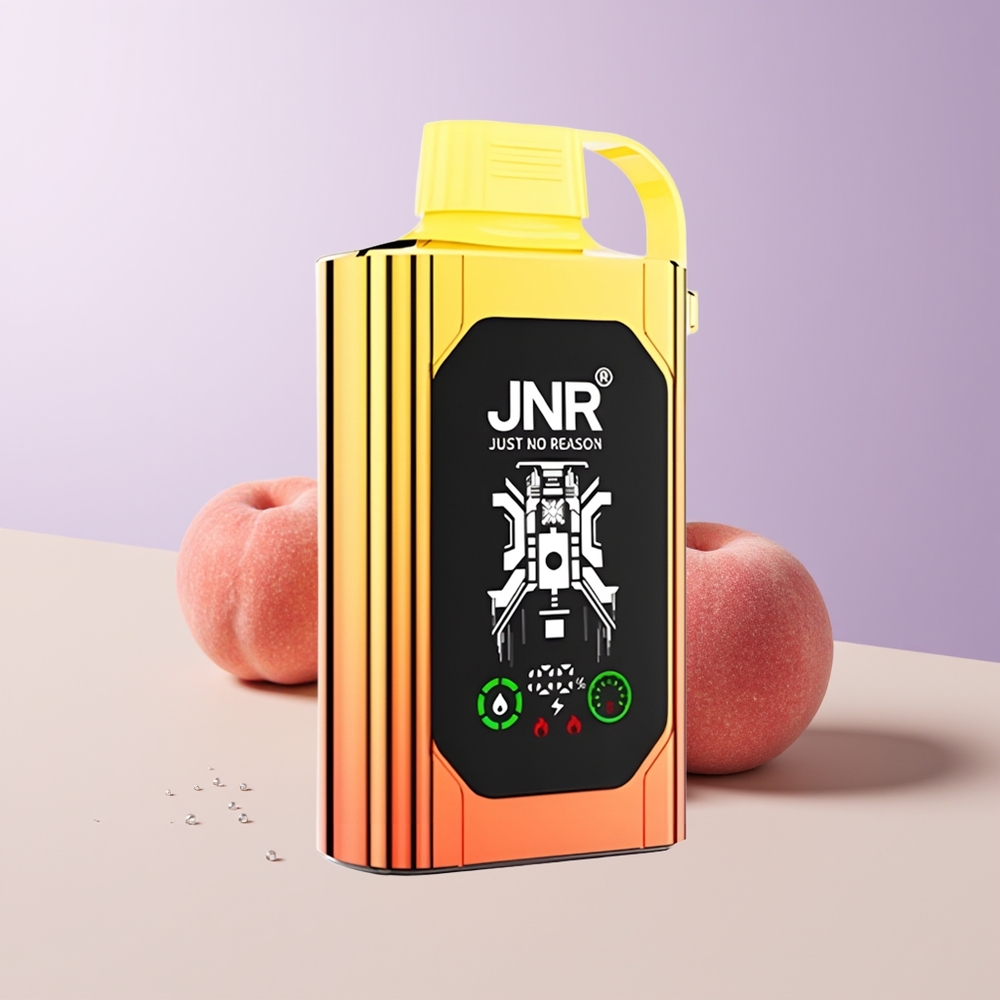 JNR Shisha Hookah Box 20500 Puffs Melocotones Jugosos Dual Mesh Coil Chile Por Mayor