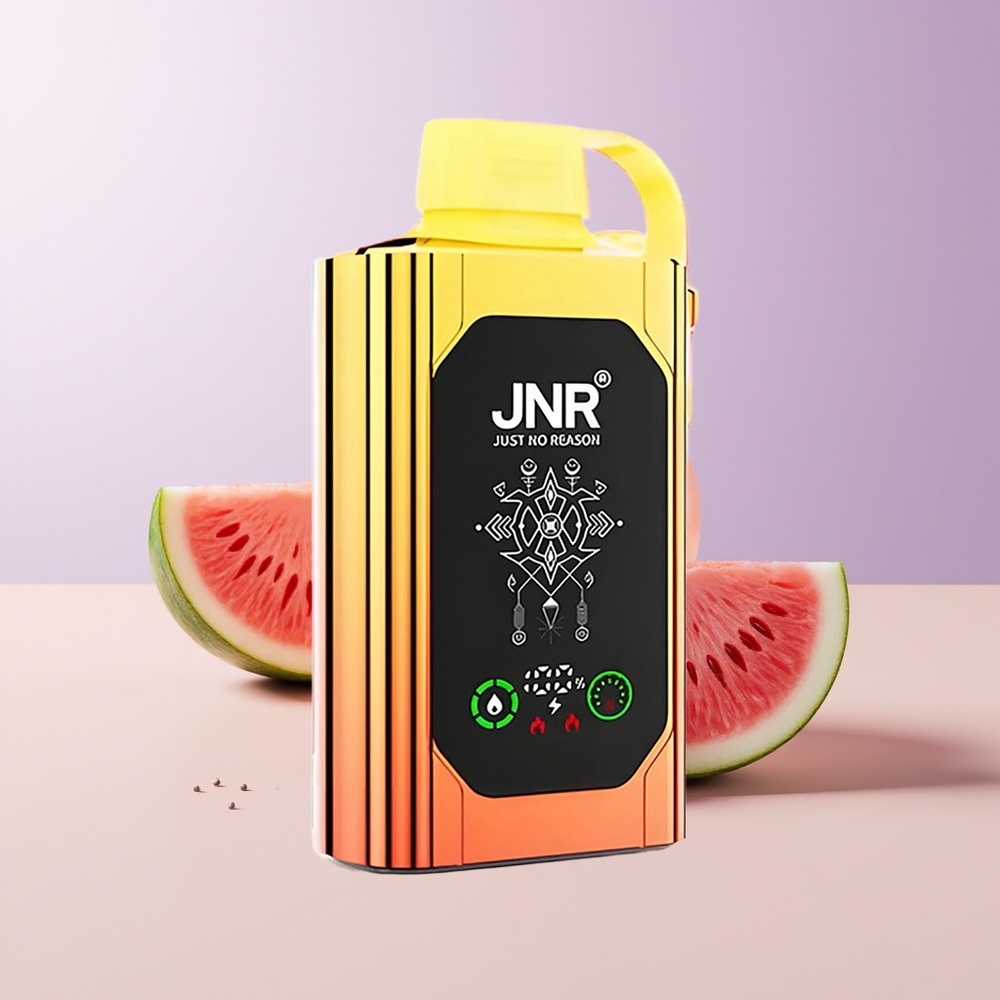 JNR Shisha Hookah Box 20500 Puffs Sandía Fresa Chicle Dual Mesh Coil Chile Por Mayor