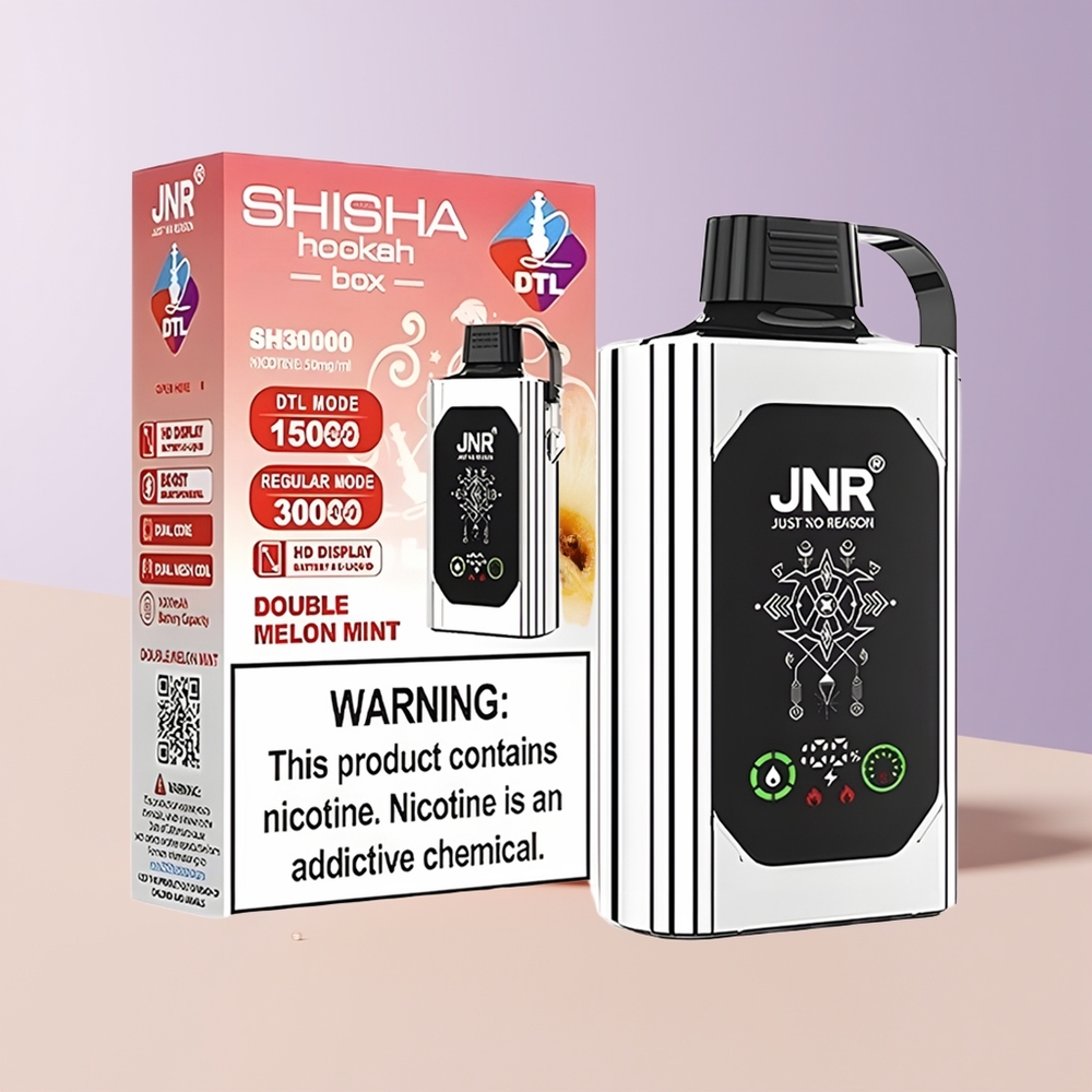 JNR Shisha Hookah Box 20500 Puffs Vape Disposable Doble Manzana Carga Rápida Tipo-C Chile Por Mayor