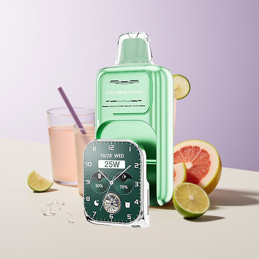 JNR VapeWatch 30000 Puffs Menta de Miami Dual Mesh Coil Chile Por Mayor