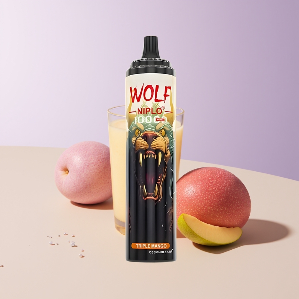 JNR Wolf Niplo 10000 Bocadas Triple Mango 20ml Chile Por Mayor