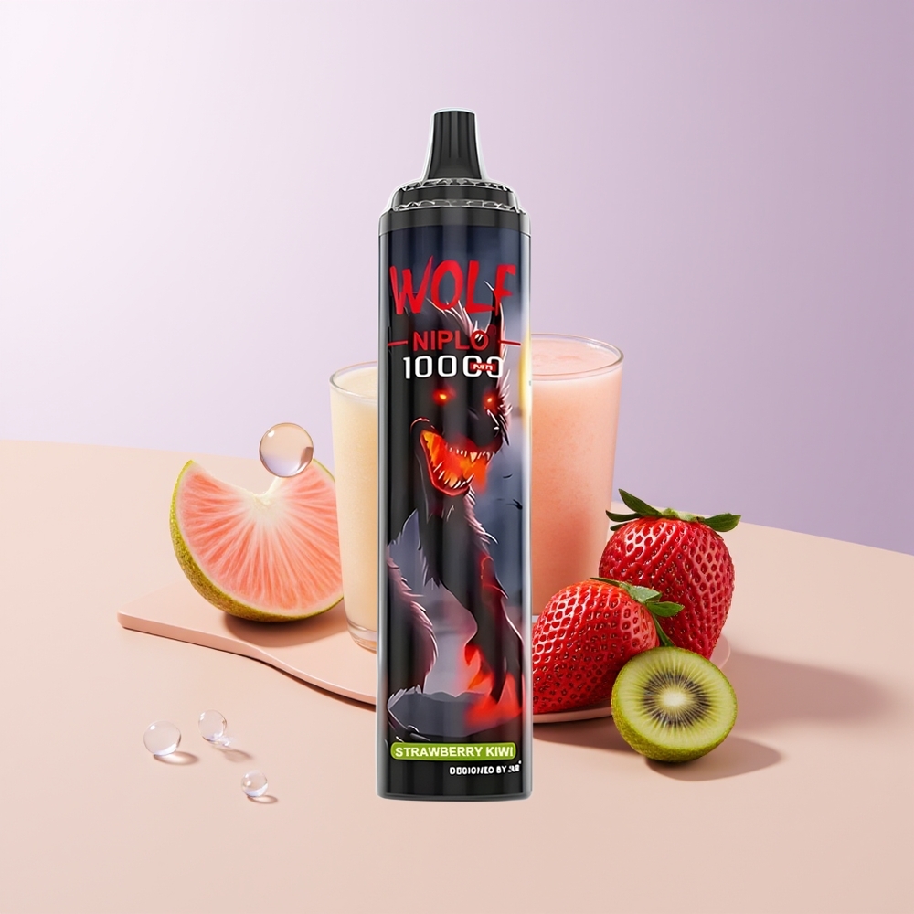 JNR Wolf Niplo 10000 Bocas Fresa Kiwi Tipo-C Chile Por Mayor