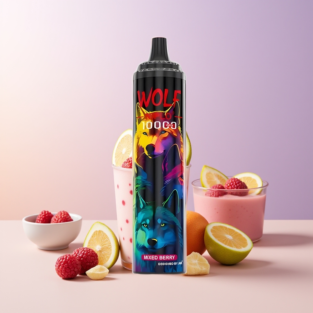 JNR Wolf Niplo 10000 Puffs Mezcla de Bayas 20ml Chile Por Mayor