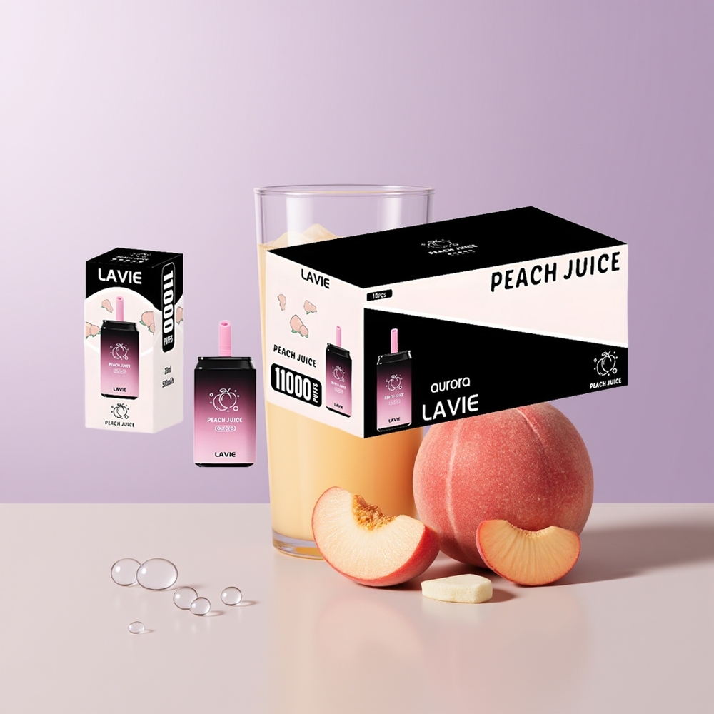 LAVIE Aurora 11000 Puffs Jugo de Melocotón Recargable Tipo C Chile Por Mayor