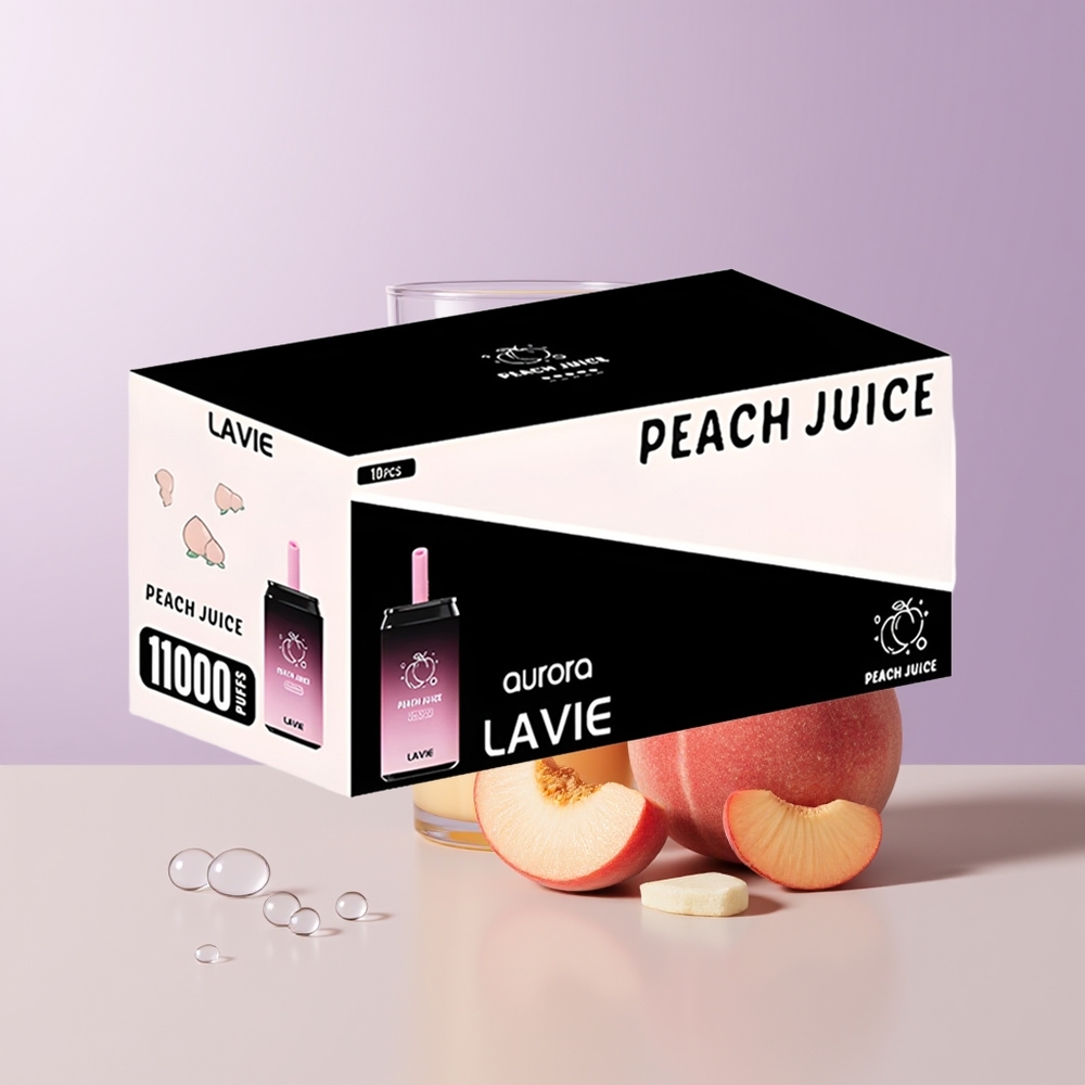 LAVIE Aurora 11000 Puffs Jugo de Melocotón Recargable Tipo C Chile Por Mayor