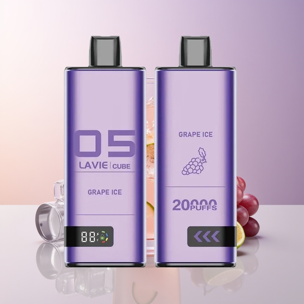 LAVIE Cube 20000 Bocanadas Vape Desechable Uva Helada Chile Por Mayor